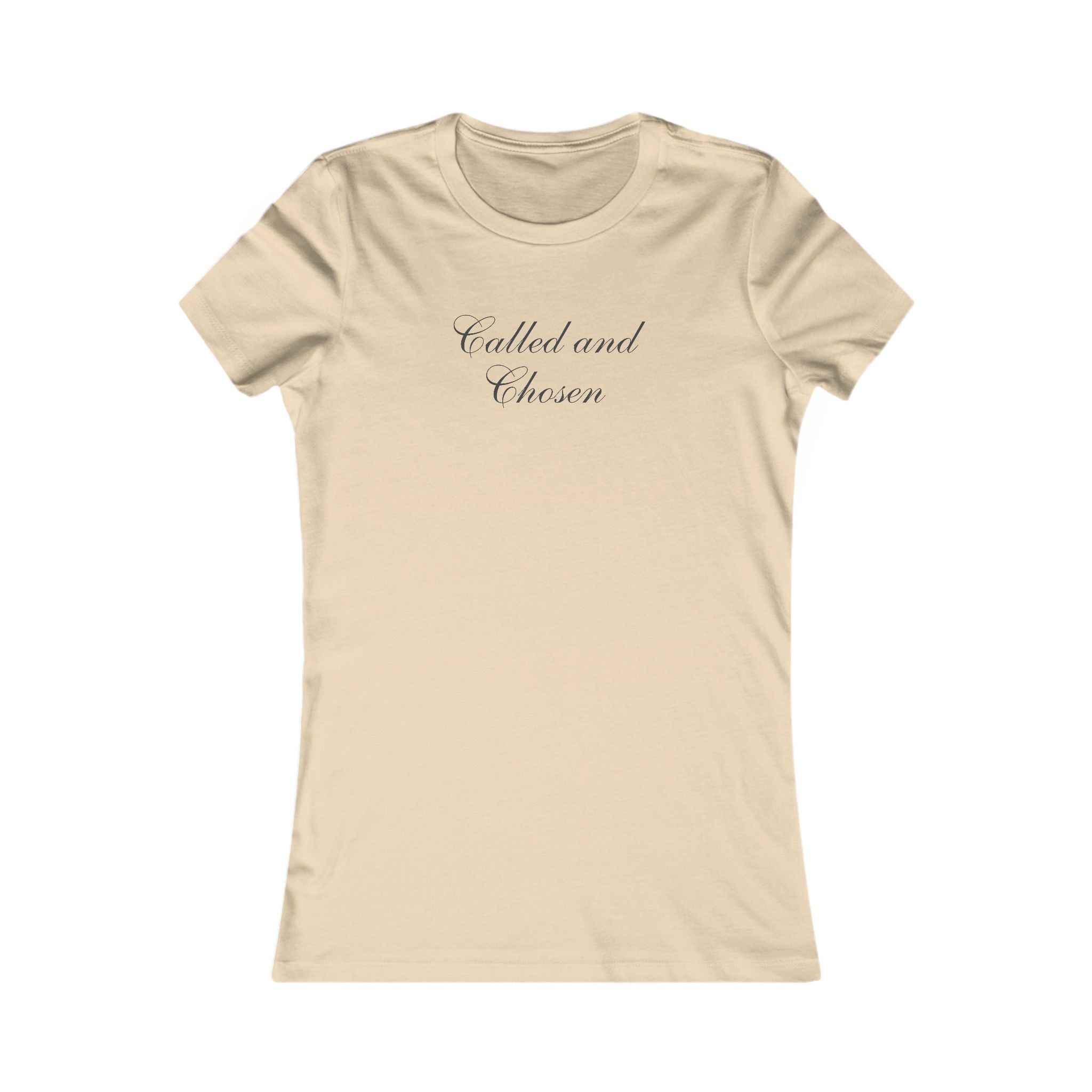 Called and Chosen Women's Tee — Inspirational Faith Graphic Shirt