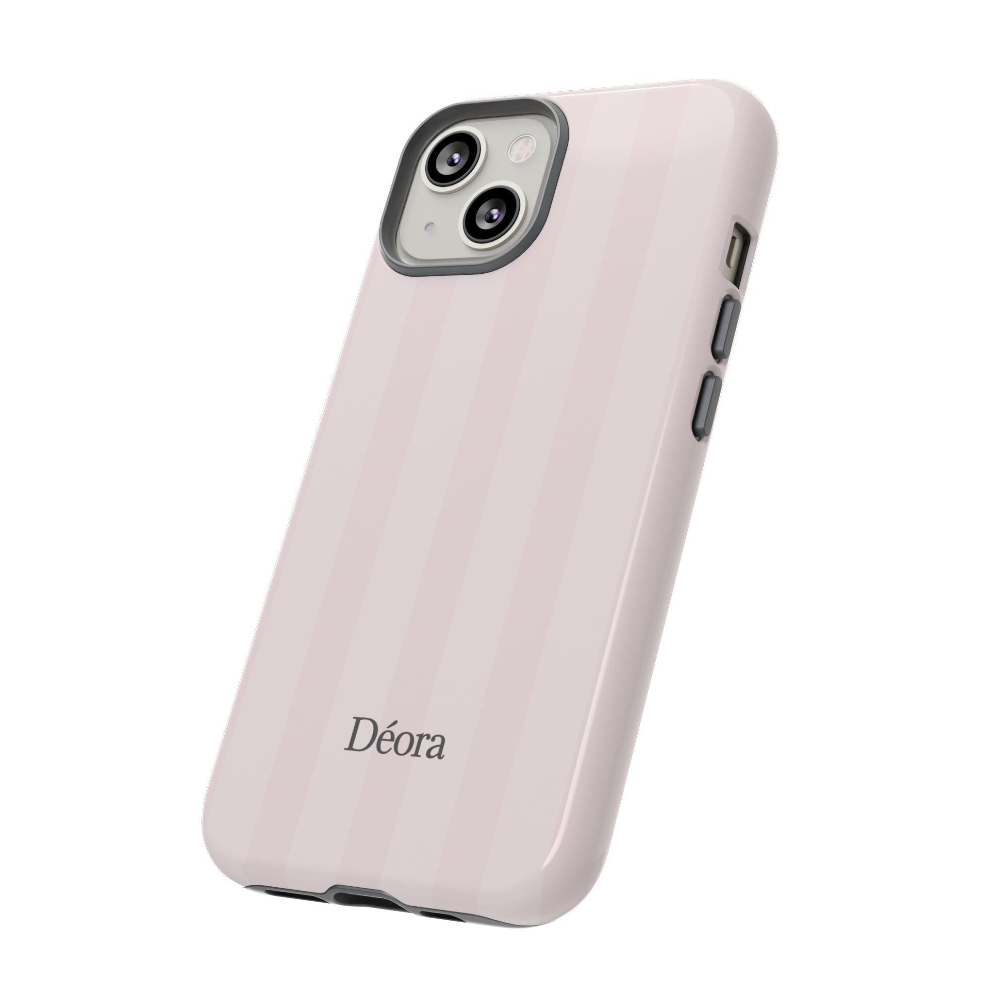 Tough Cases — Slim Protective Phone Case (Pastel Pink Stripe)