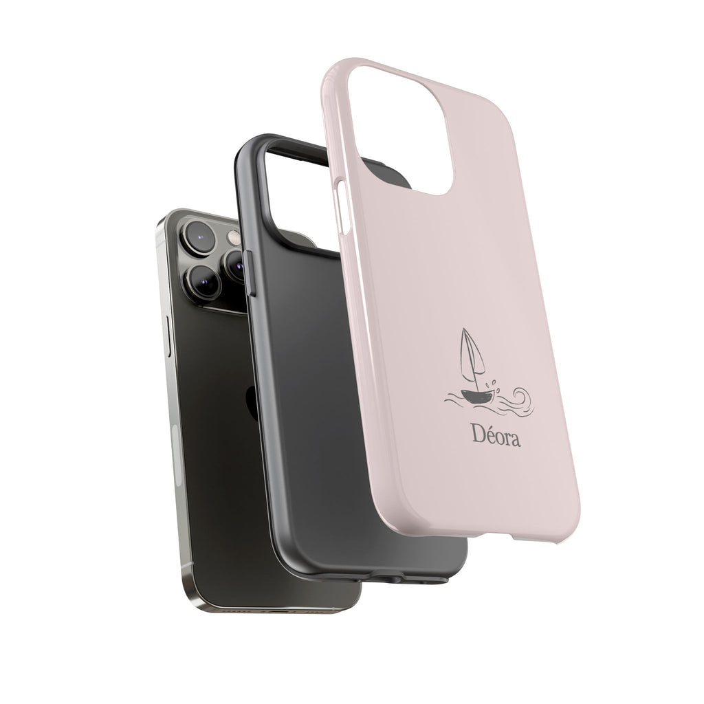 Sailboat Phone Case – 'Déora' Minimal Nautical Protective Case
