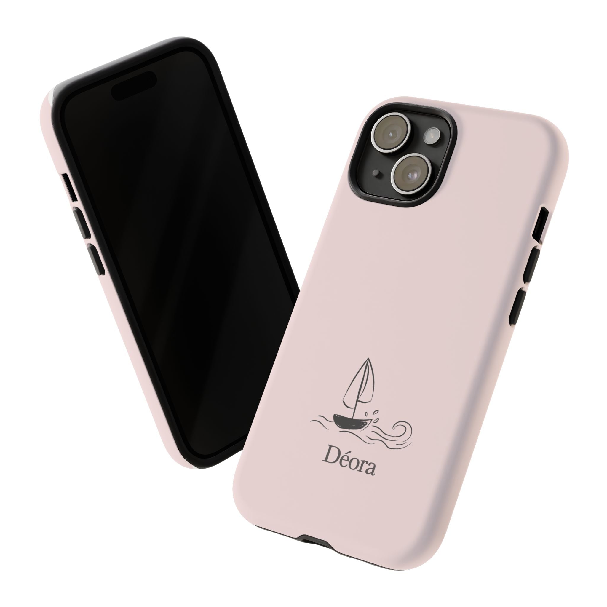 Sailboat Phone Case – 'Déora' Minimal Nautical Protective Case