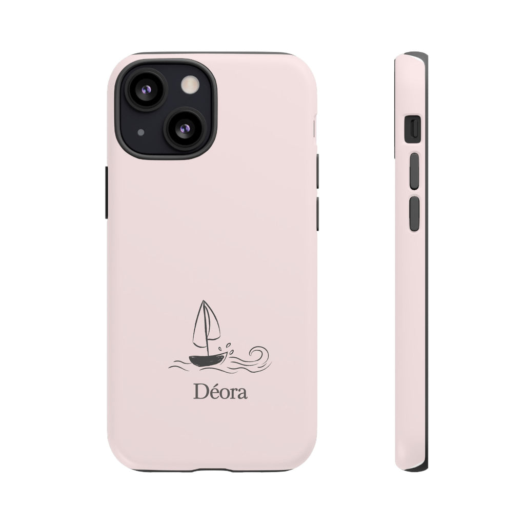 Sailboat Phone Case – 'Déora' Minimal Nautical Protective Case