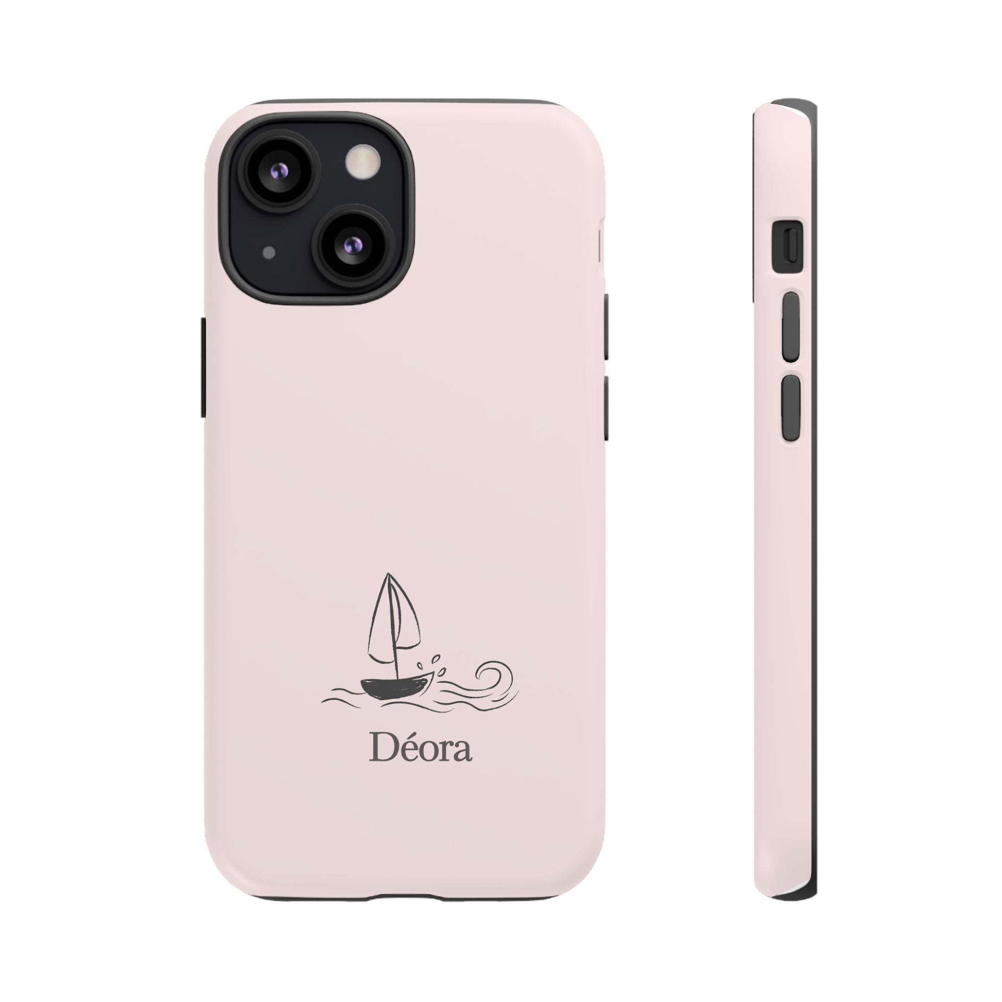 Sailboat Phone Case – 'Déora' Minimal Nautical Protective Case