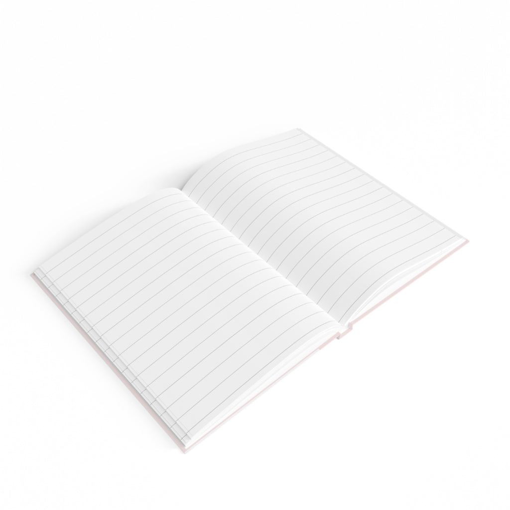 Inspirational Pink Journal — “God is within her she will not fail” Ruled Notebook