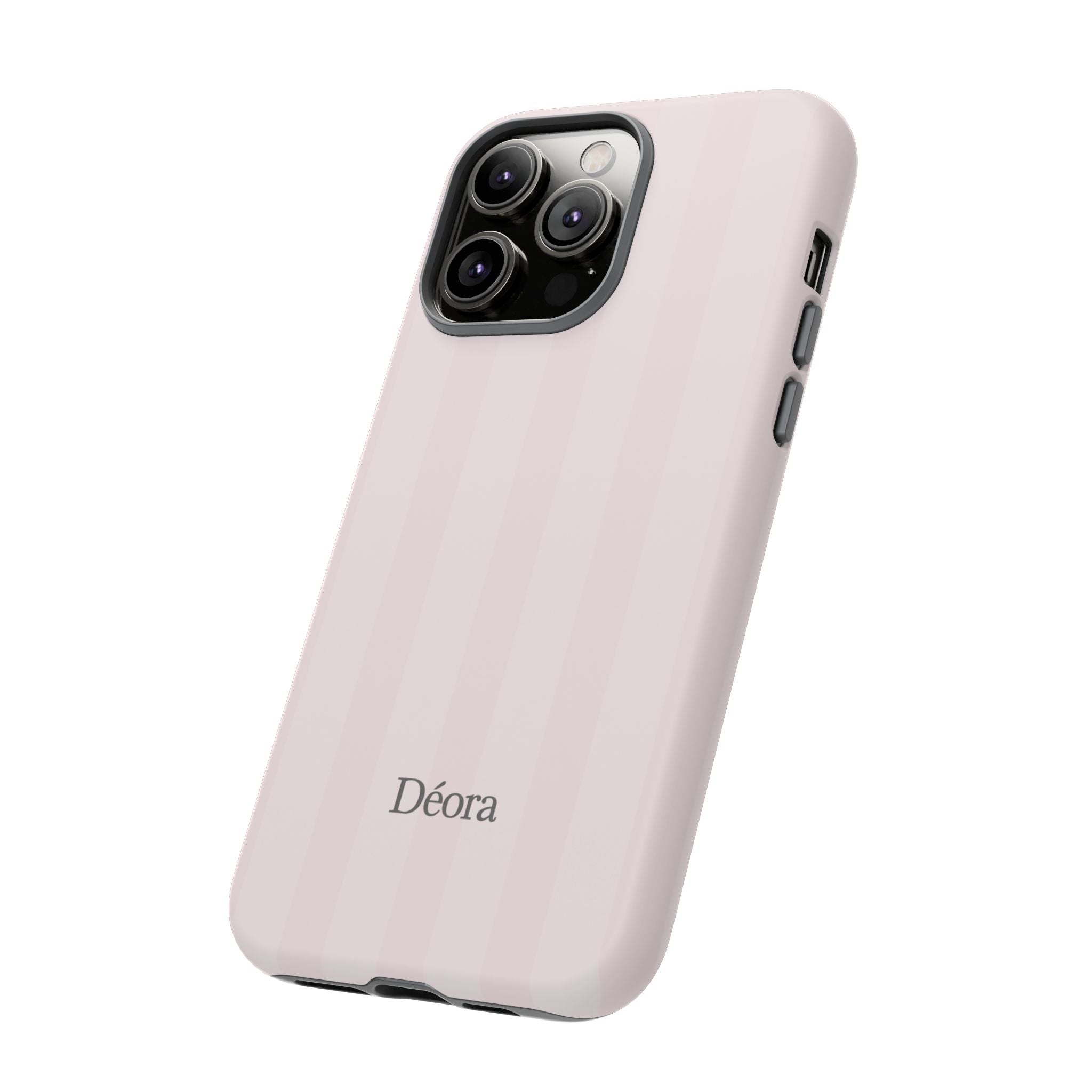 Tough Cases — Slim Protective Phone Case (Pastel Pink Stripe)