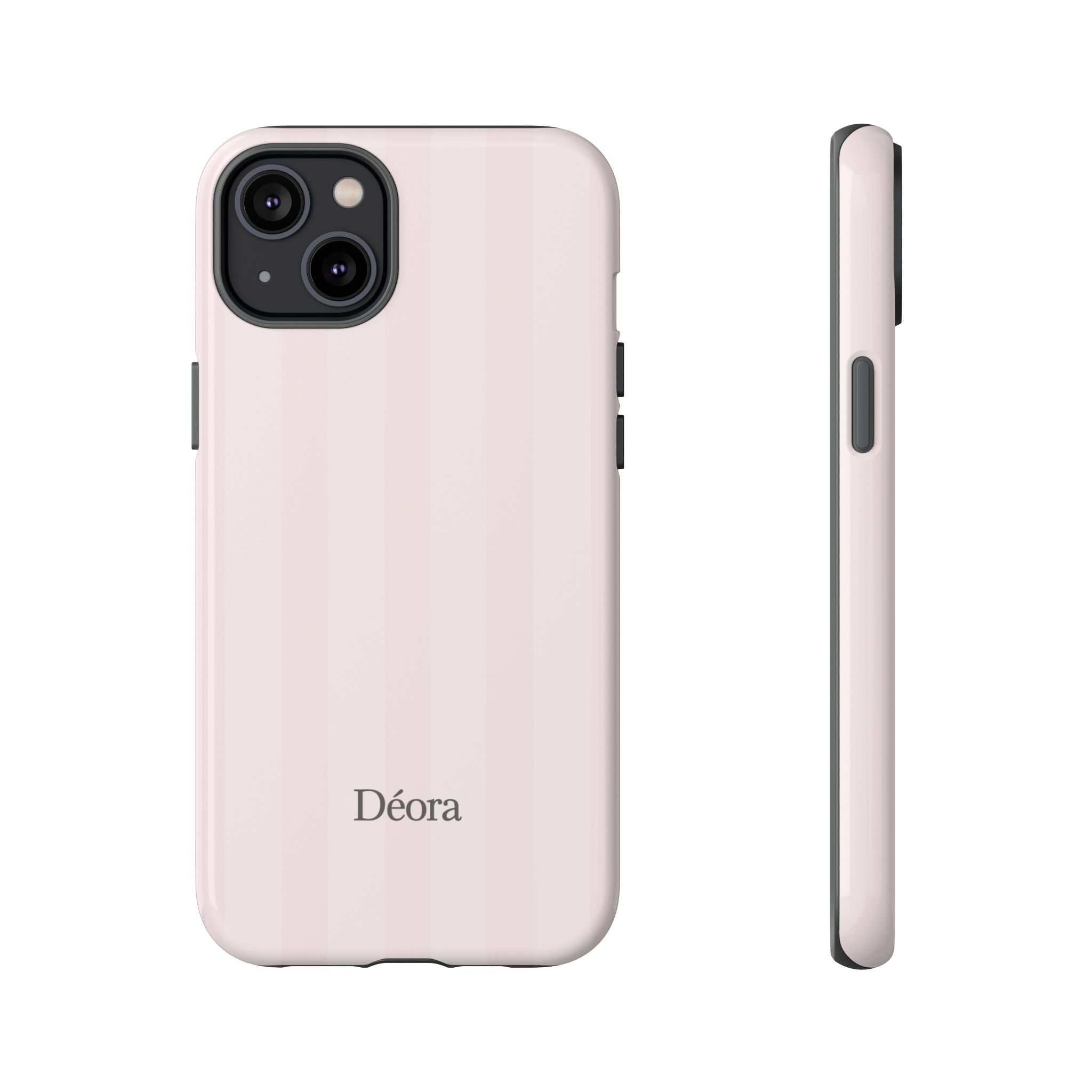 Tough Cases — Slim Protective Phone Case (Pastel Pink Stripe)