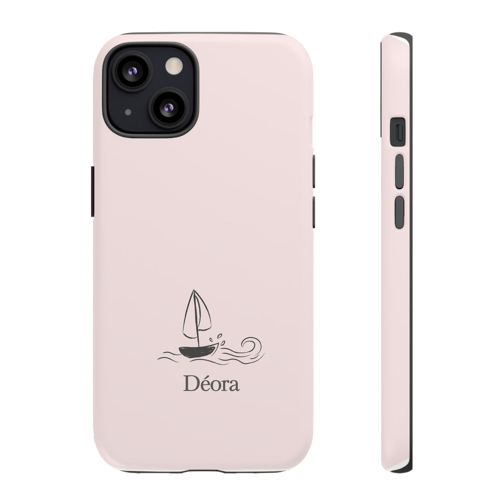 Sailboat Phone Case – 'Déora' Minimal Nautical Protective Case