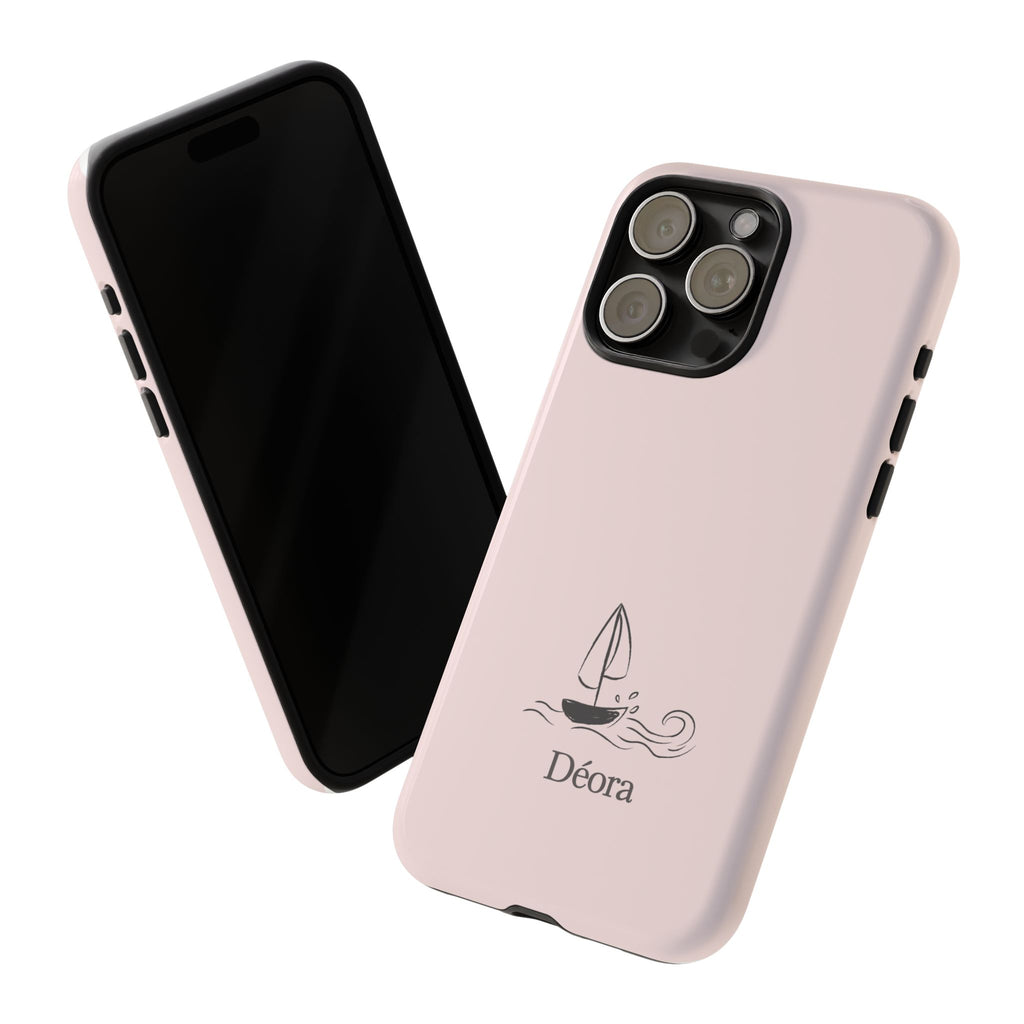 Sailboat Phone Case – 'Déora' Minimal Nautical Protective Case